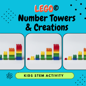 lego number towers and creations
